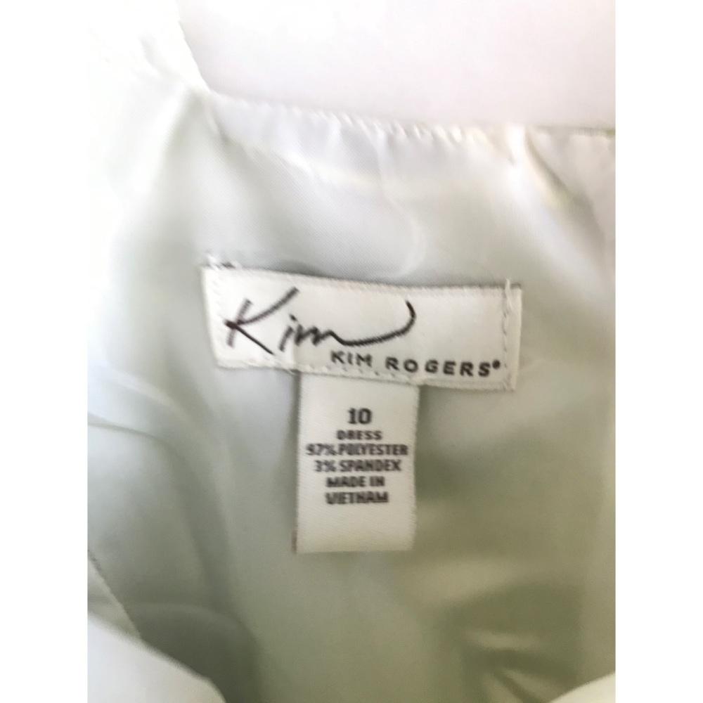 Kim Rogers palm leaf print dress size 10 - Picture 5 of 5